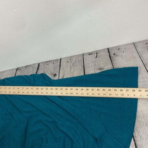 Soft Surroundings Teal Madeline Tunic light sweater long sleeve size Small - Picture 14 of 14